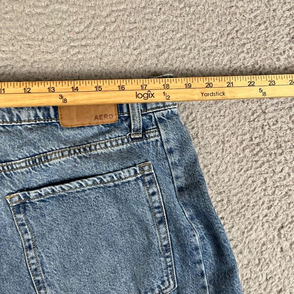 Aeropostale Barrel Jean Women 16 Wide Leg Denim Streetwear Loose Baggy 36x26 - Picture 12 of 16